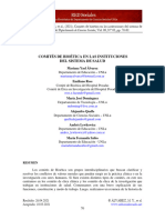 Comités de Bioética en Las Instituciones Del Sistema de Salud