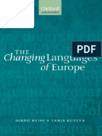 Bernd Heine, Tania Kuteva - The Changing Languages of Europe