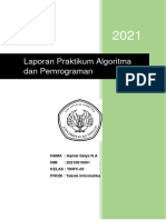 Laporan Pratikum Algoritma Dan Pemrograman Modul 1-3 - Aqmal Salya Nur Alamsyah