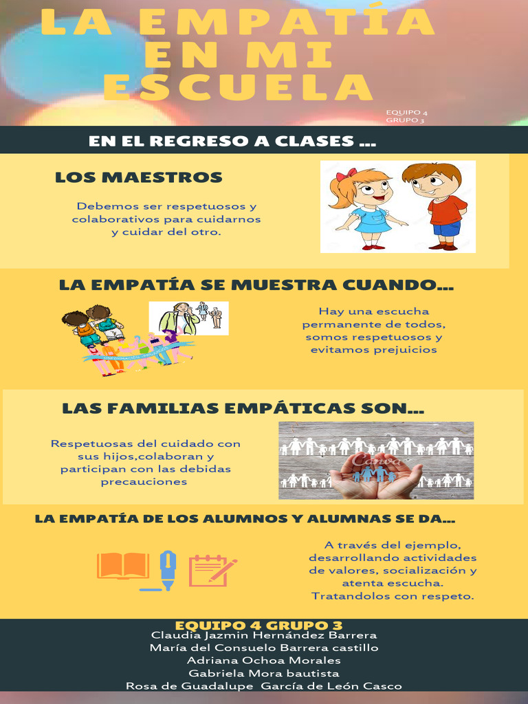 Ejemplos de Empatía en la Escuela | PDF