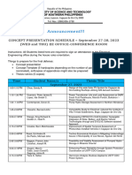 Thesis Schedule Sept 2728 2023 Final