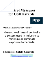 Controls Measure For OSH