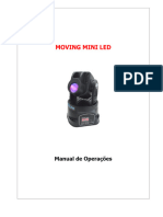 MINI LED EM MOVIMENTO. Manual de Operações - PDF Download grátis