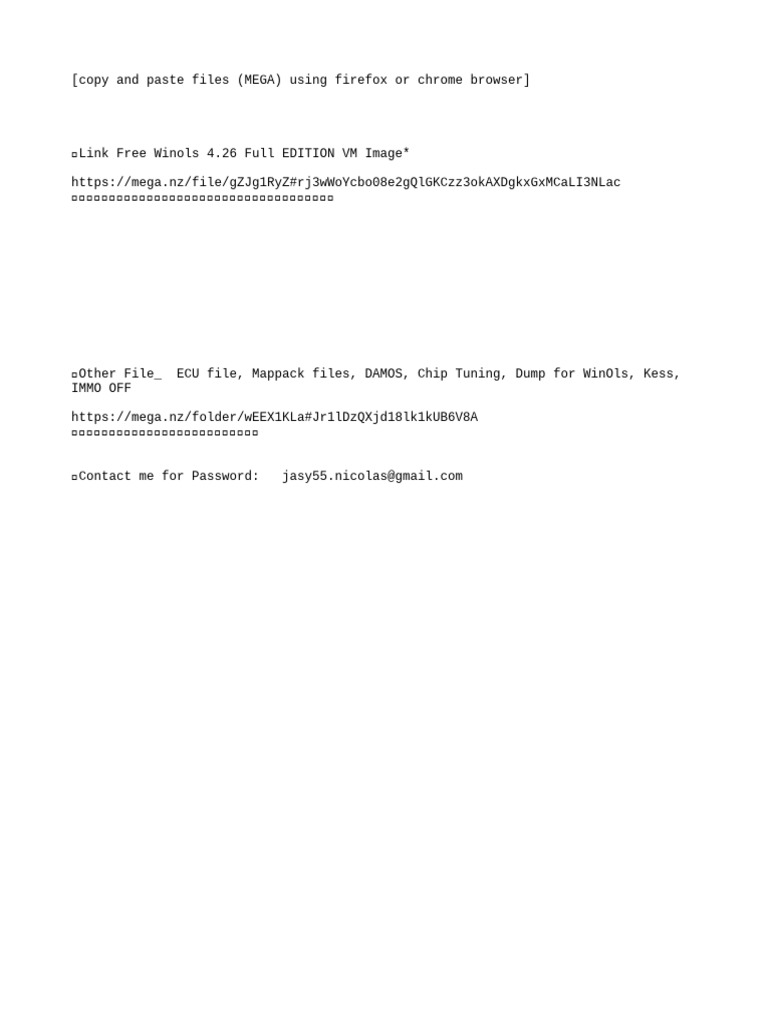 Link Mega Winols 4 26 Vmware Full Pdf