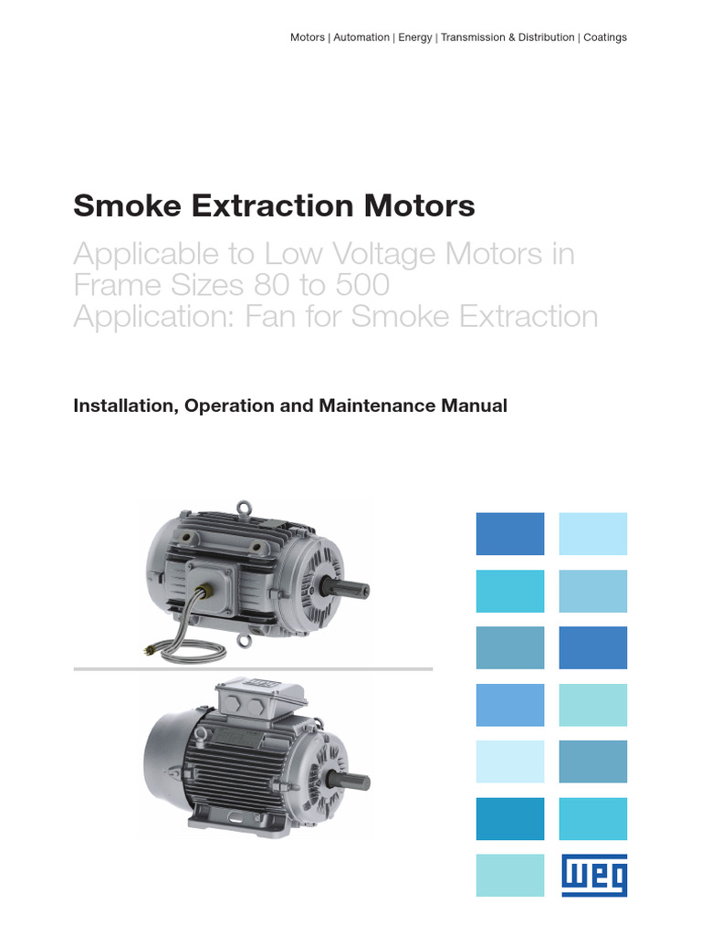WEG Smoke Extraction Motors Installation Operation and Maintenance