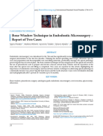 Floratos Et Al. Bone Window Technique in Endodontic Microsurgery Report of Two Cases. Volume 2 2023