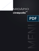 Cardapio Cinepolis 2