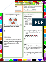 Ficha de Trabajo Segundo Grado Grupo #4