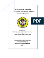 Makalah Toleransi Dalam Islam