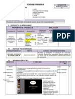 SESIÓN DE APRENDIZAJE III Trimestre