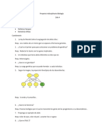 Cuestionario de Biología