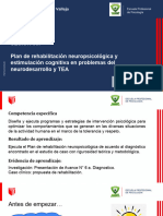 Material Informativo S07 Plan de Rehabilitación Neuropsicológica y Estimulación Cognitiva en Problemas Del Neurodesarrollo y TEA
