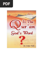Download Is the Quran Gods Word by IslamiCenterCulpeper SN68040564 doc pdf