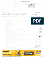 Latihan Soal Jaringan Tumbuhan ANTOBEDA