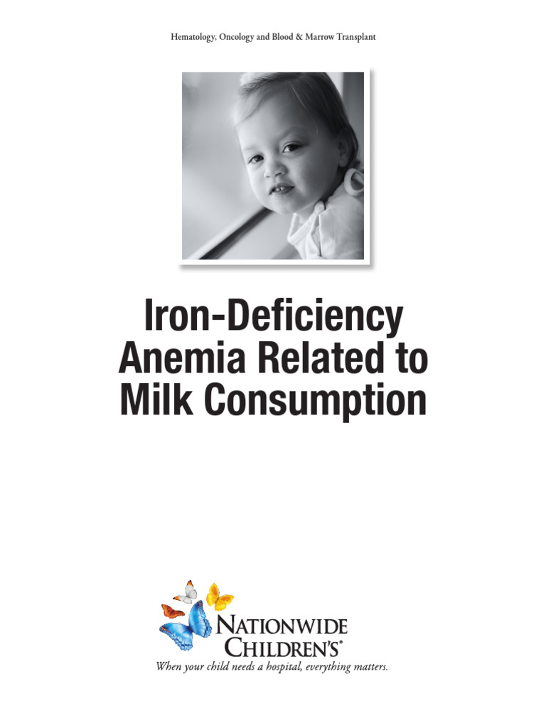 Iron Deficiency Anemia Related To Milk Consumption PDF