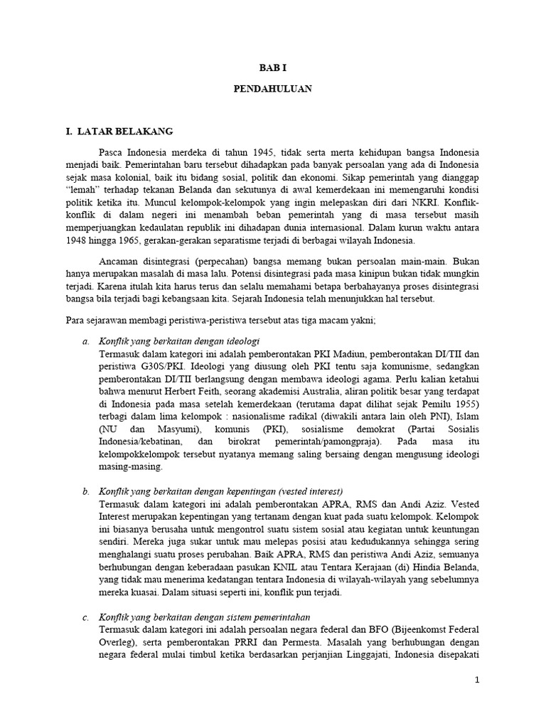 Makalah Konflik Yang Berkaitan Dengan Kepentingan PDF