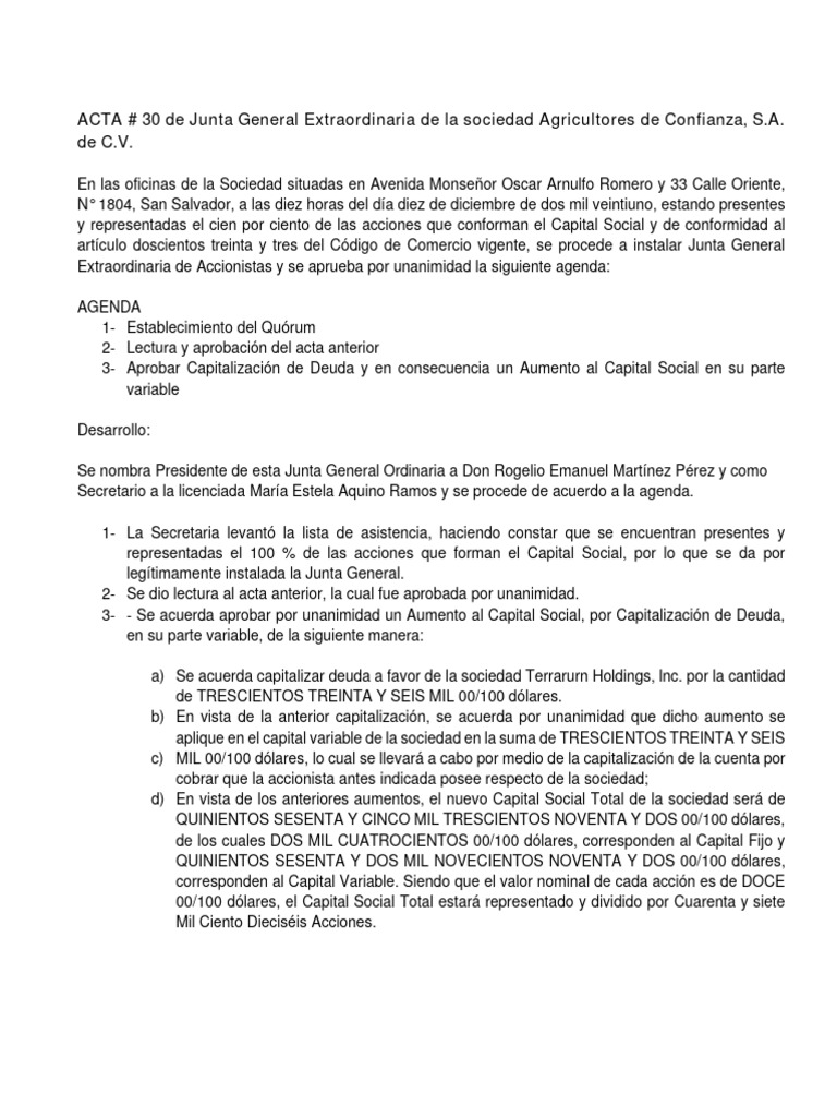 Ejemplos Modelo Acta Comunidad Propietarios Word Actualizado Mayo My ...