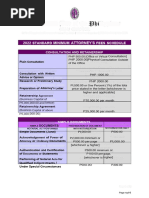 IBP Professional Fees and Notarial Rates | PDF | Notary Public | Public ...