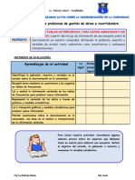 Recogemos y Organizamos Datos Sobre La Discriminacion