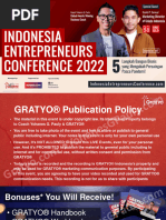 Handbook - Indonesia Entrepreneurs Conference 2022 With Coach Yohanes G. Pauly & Special Guest Daniel P. Sumual