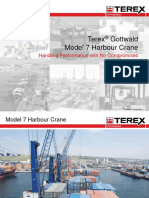 Terex Gottwald Model 7 Maritime Port Terminal Cargo Handling Equipment