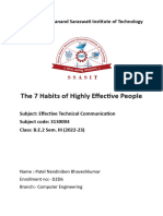 Bookreview - of - The 7 Habit of Effective People