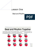 Lesson One: Beat and Rhythm