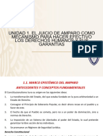 Unidad 1. El Juicio de Amparo Como Mecanismo para Hacer Efectivo Los Derechos Humanos y Sus Garantías Estudiantes