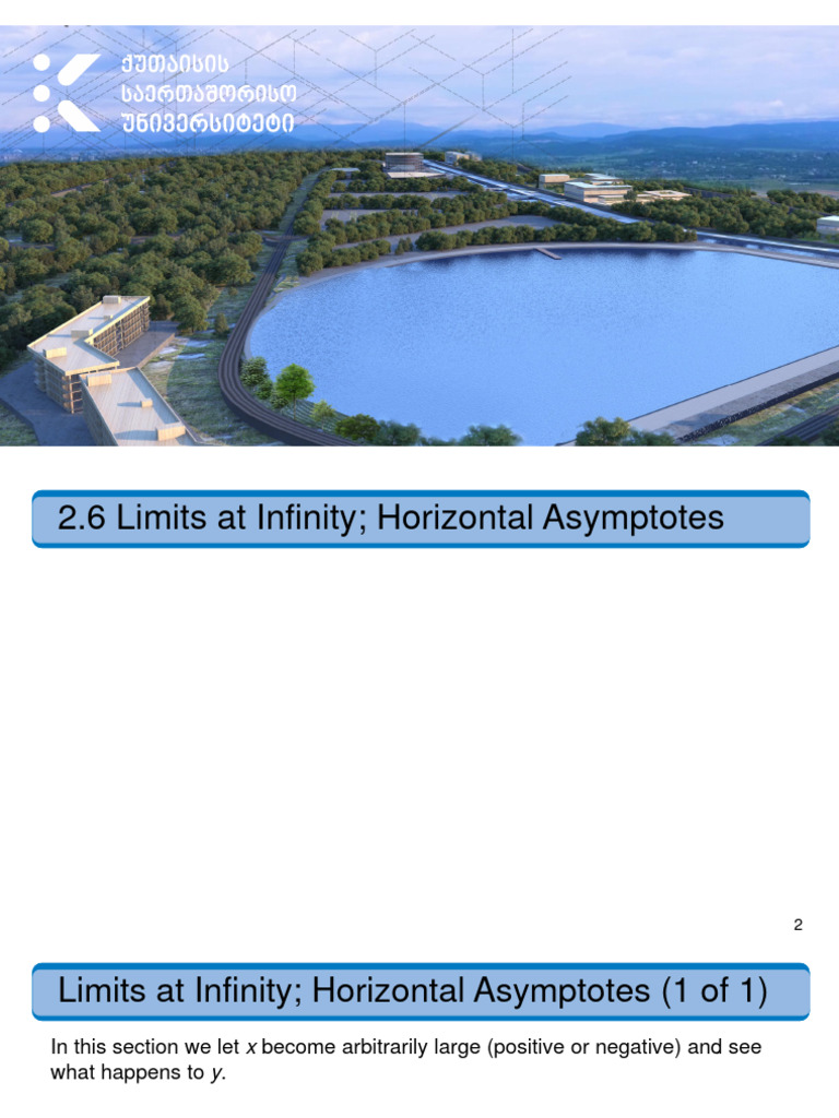 Limits at Infinity and Asymptotes | PDF