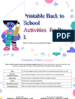 Printable Back To School Activities For Pre K