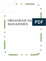 Data Organisasi Dan Managemen