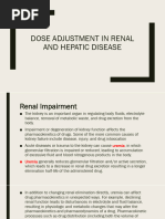 6.renal and Hepatic Dose Adjustment