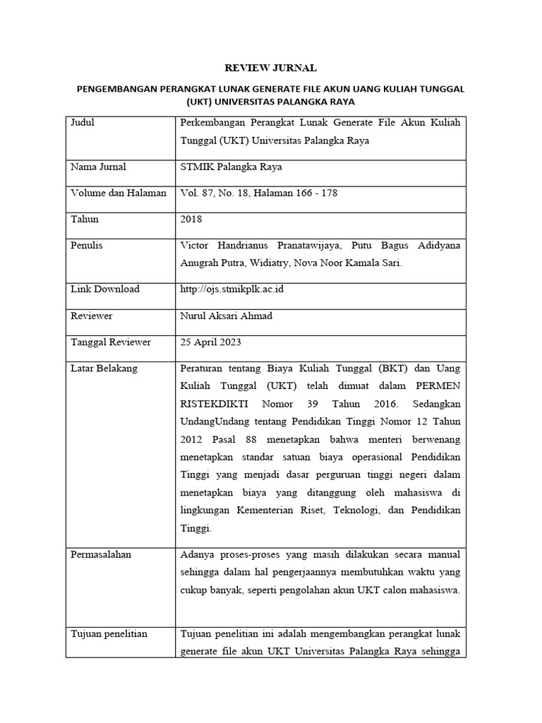 Review Jurnal 2 RPL Nurul A.A | PDF | Komputer
