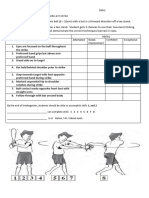 2HANDSTRIKE TEACHER ASSESSMENT Kindergarten