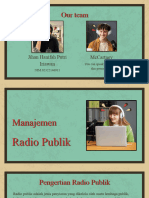 Manajemen Media Radio