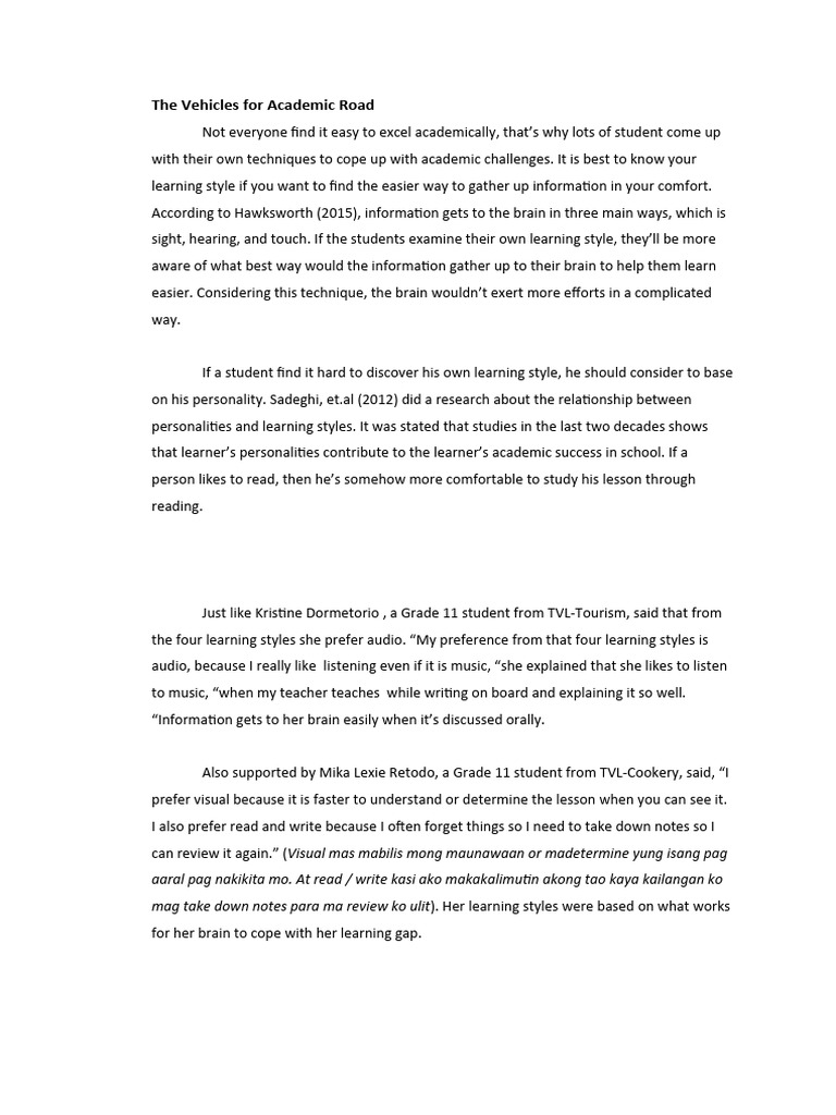 Learning Style | PDF | Learning Styles | Learning