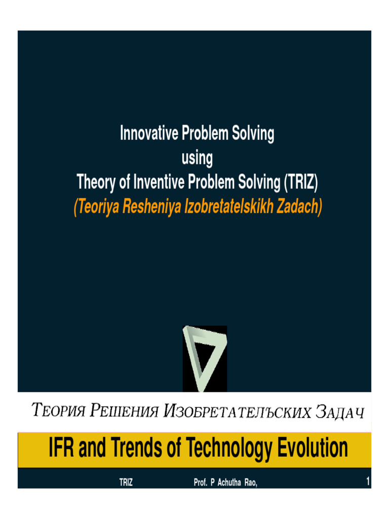 Triz 2 | PDF | Physical Sciences