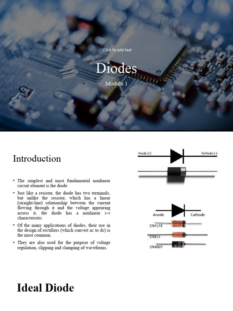 01 Diodes PDF