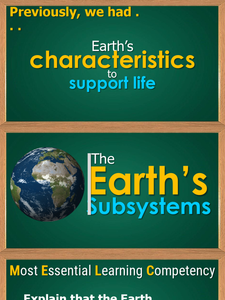 ELS Module 2 Earth's Subsystems Ep2 Jefferson Egalla DZTP | PDF ...