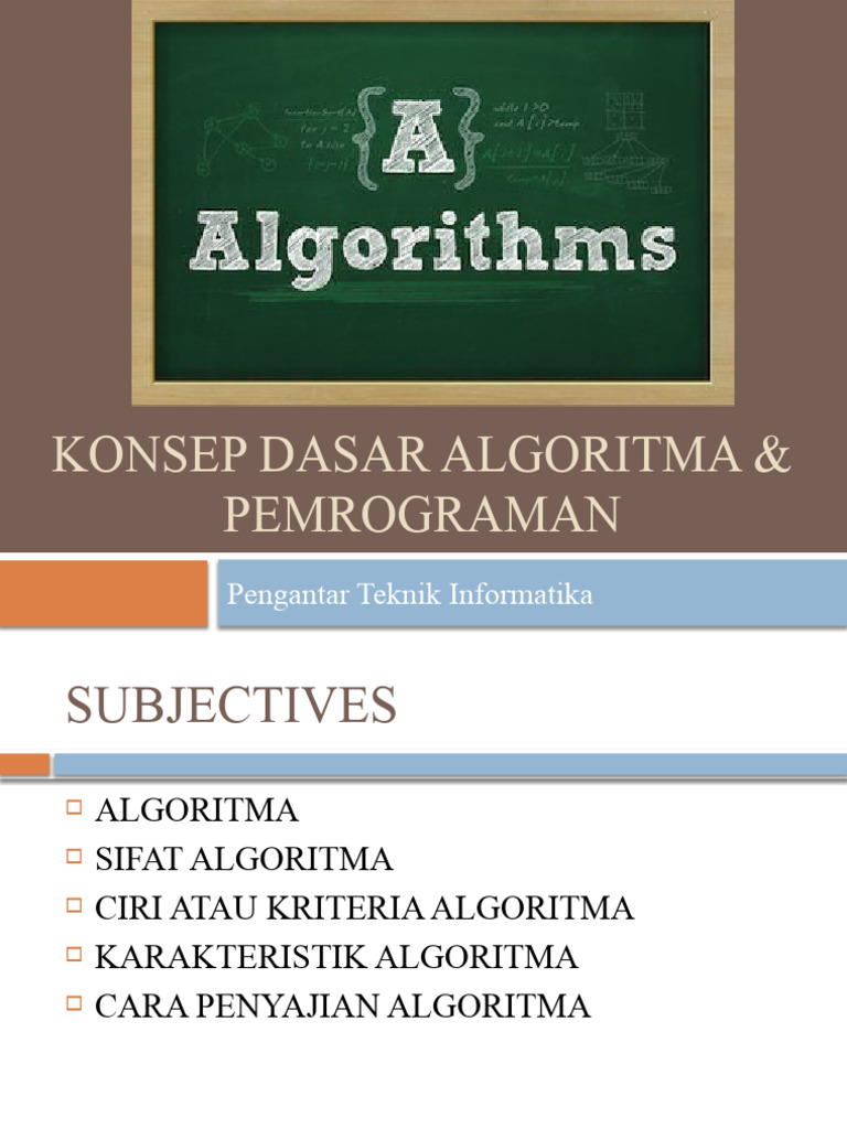 9 Konsep Dasar Algoritma Dan Pemograman Pdf