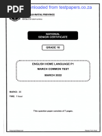 EHL Gr10 March 2022 QP and Memo