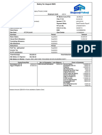 Pay Slip of August 2023