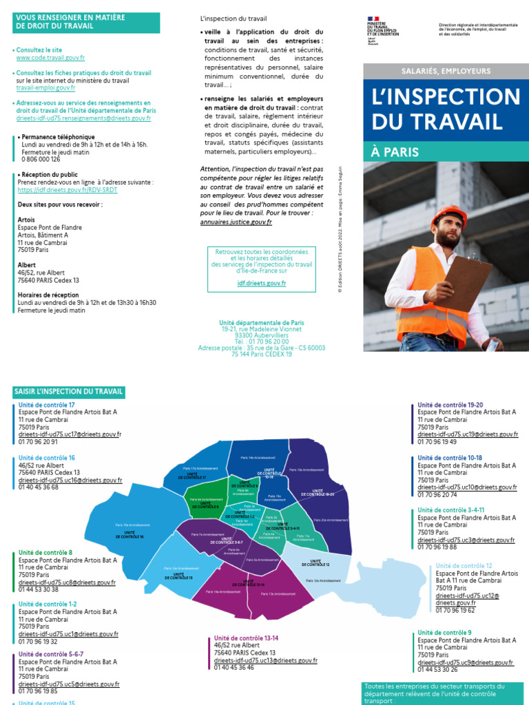 Inspection Du Travail Paris 13