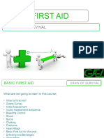 Basic First Aid - Chain of Survial