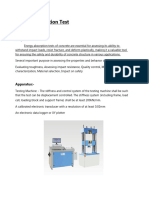 Energy Absorption Test