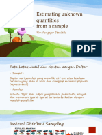 P3 Statistik Estimating Unknown Quatities