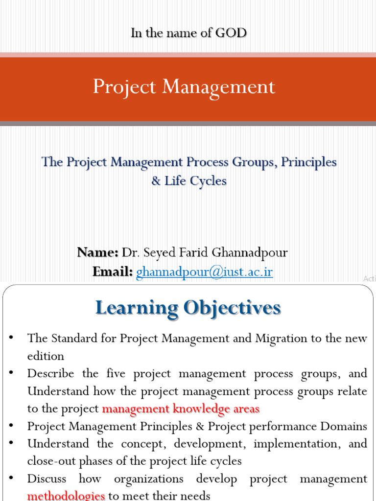 PM-02-Project Management Process Groups | PDF | Scrum (Software ...