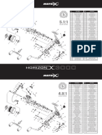 Matrix Horizon X Reels Exploded Diagram