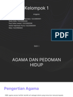 BAB I Agama Dan Pedoman Hidup