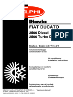 Manual Aire Acondicionado FIAT DUCATO 2.5 D - TD